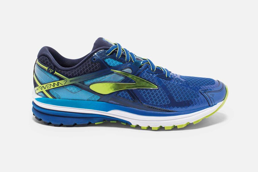 Brooks Ravenna 7 Mens UK - Road Running Shoes - Blue 354-ZKGCFL